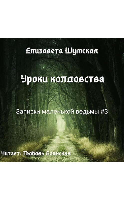 Обложка аудиокниги «Уроки колдовства» автора Елизавети Шумская.
