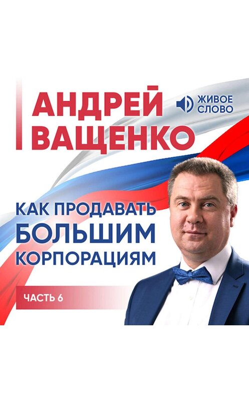 Обложка аудиокниги «Как продавать большим корпорациям. Часть 6» автора Андрей Ващенко.