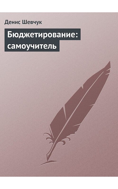Обложка книги «Бюджетирование: самоучитель» автора Дениса Шевчука.