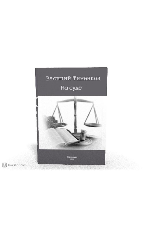 Обложка книги «На суде» автора Василия Тименкова.