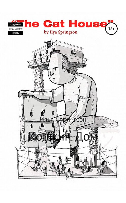 Обложка книги «Кошкин дом» автора Ильи Спрингсона издание 2019 года.