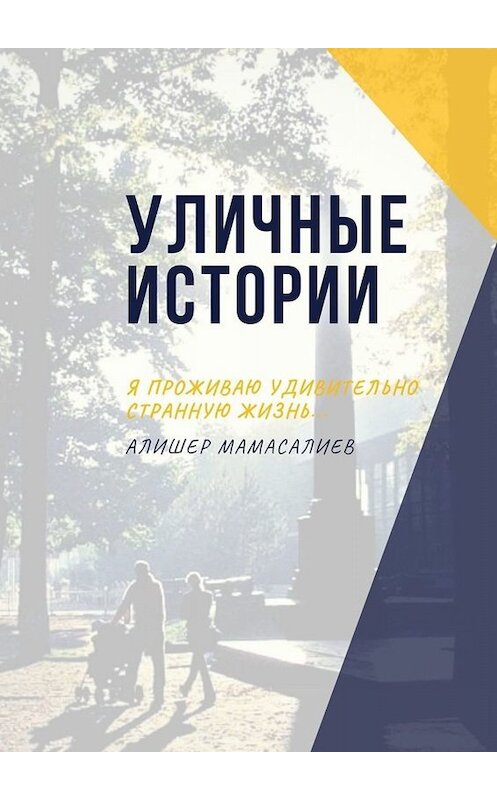 Обложка книги «Уличные истории. Я проживаю удивительно странную жизнь…» автора Алишера Мамасалиева. ISBN 9785449802774.