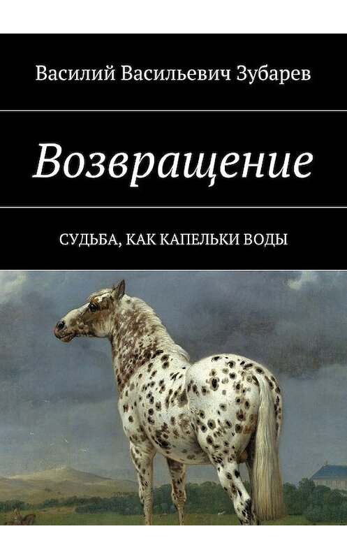Обложка книги «Возвращение. Судьба, как капельки воды» автора Василия Зубарева. ISBN 9785448378249.