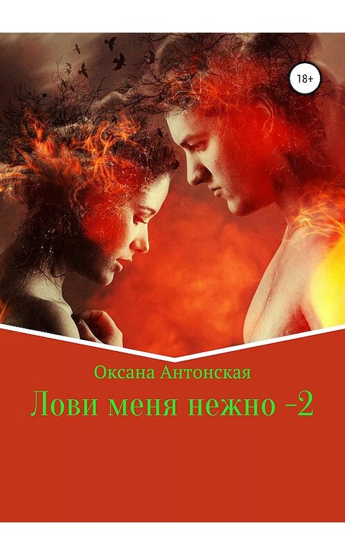 Обложка книги «Лови меня нежно – 2» автора Оксаны Антонская издание 2019 года.