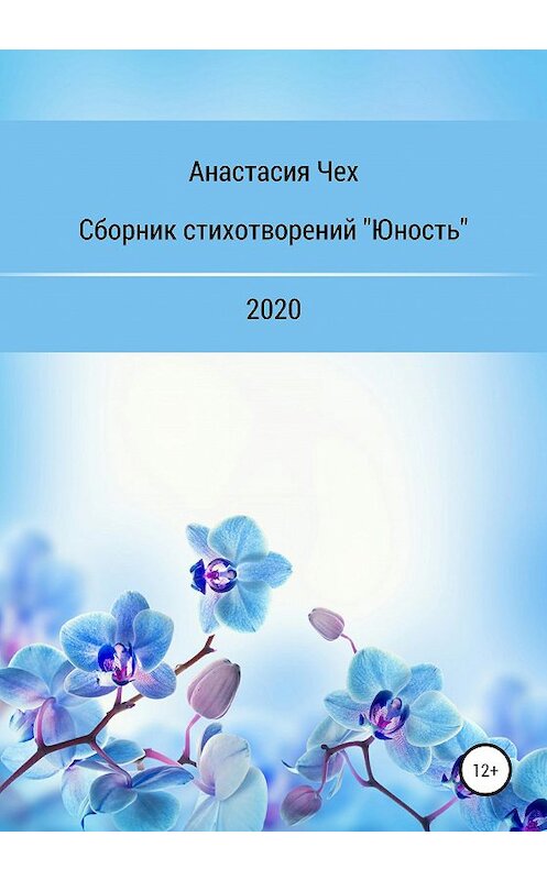 Обложка книги «Сборник стихотворений «Юность»» автора Анастасии Чеха издание 2020 года.