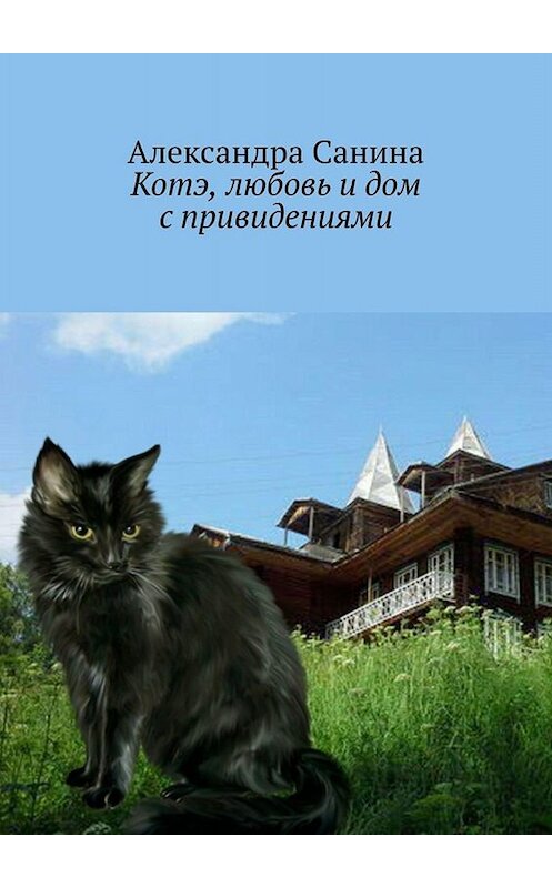 Обложка книги «Котэ, любовь и дом с привидениями» автора Александры Санины. ISBN 9785449845474.