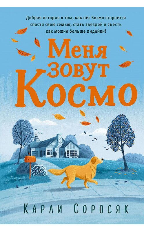 Обложка книги «Меня зовут Космо» автора Карли Соросяка издание 2020 года. ISBN 9785041114350.