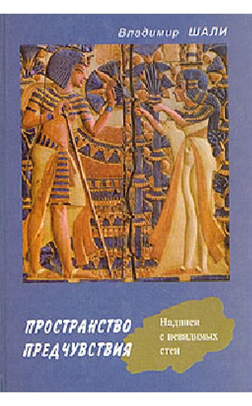 Обложка книги «Пространство предчувствия» автора Владимир Шали. ISBN 5937450043.