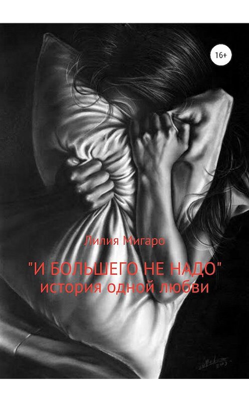 Обложка книги «И большего не надо. История одной любви» автора Лилии Мигаро издание 2019 года.
