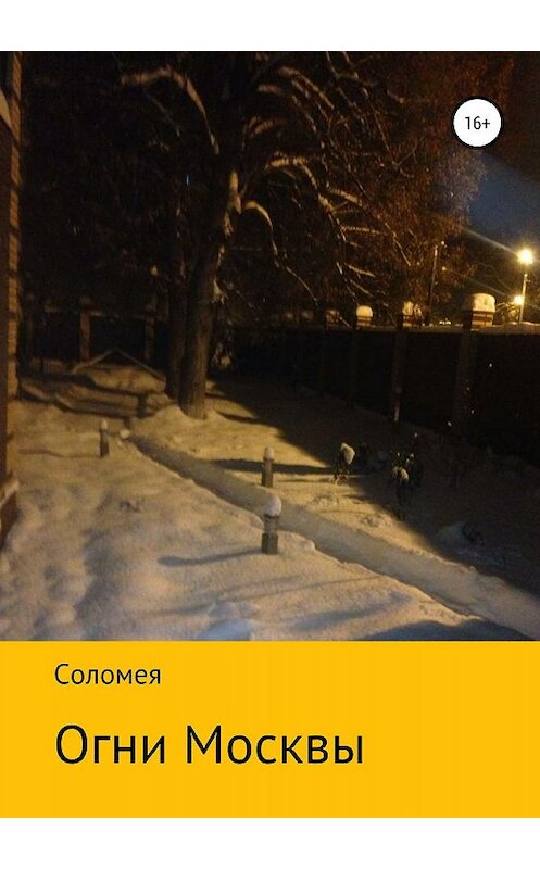Обложка книги «Огни Москвы» автора Веры Соломеи издание 2019 года.