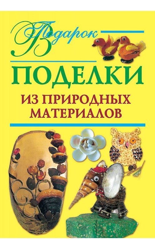 Обложка книги «Поделки из природных материалов» автора Наталии Дубровская издание 2010 года. ISBN 9785271264962.