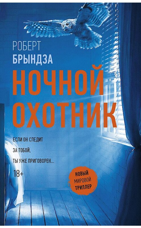 Обложка книги «Ночной Охотник» автора Роберт Брындзы издание 2017 года. ISBN 9785171047474.