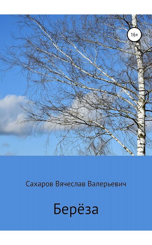 Обложка книги «Берёза» автора Вячеслава Сахарова издание 2019 года.