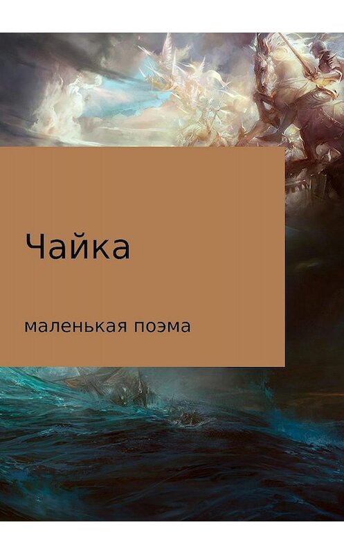 Обложка книги «Чайка (маленькая поэма)» автора Максима Покровина издание 2018 года.