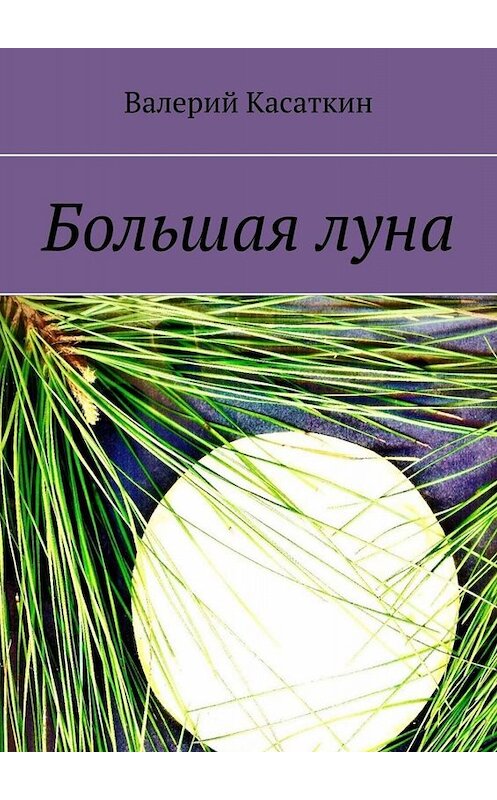 Обложка книги «Большая луна» автора Валерия Касаткина. ISBN 9785449383747.