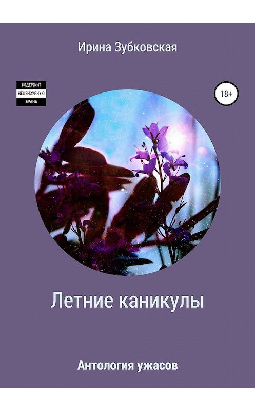 Обложка книги «Летние каникулы» автора Ириной Зубковская издание 2020 года.