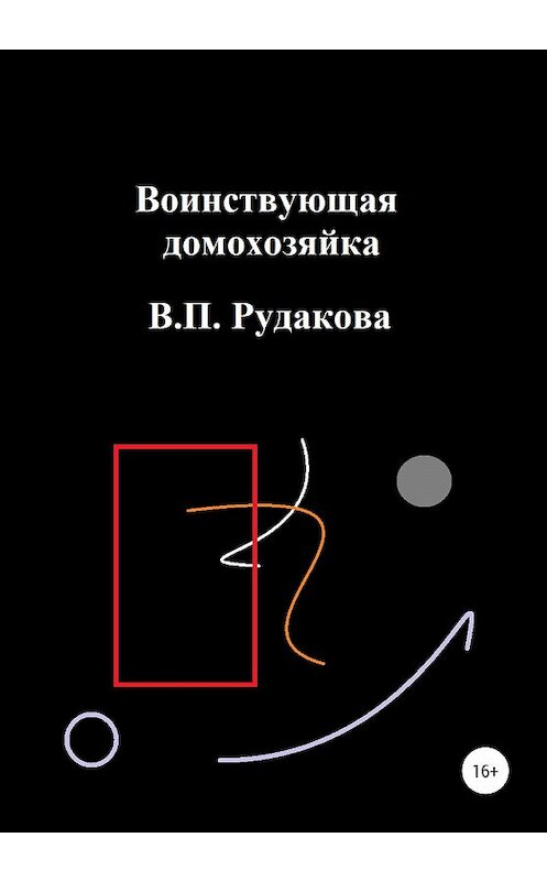 Обложка книги «Воинствующая домохозяйка» автора Валентиной Рудаковы издание 2020 года.