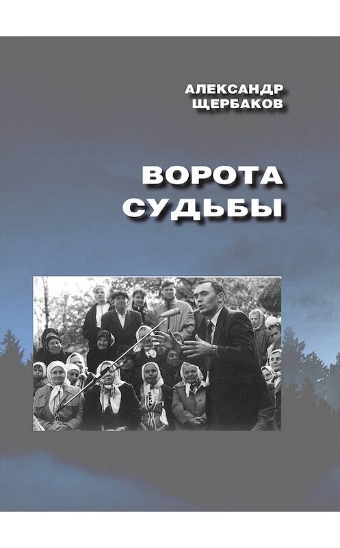 Обложка книги «Ворота судьбы» автора Александра Щербакова издание 2019 года. ISBN 9785907048935.
