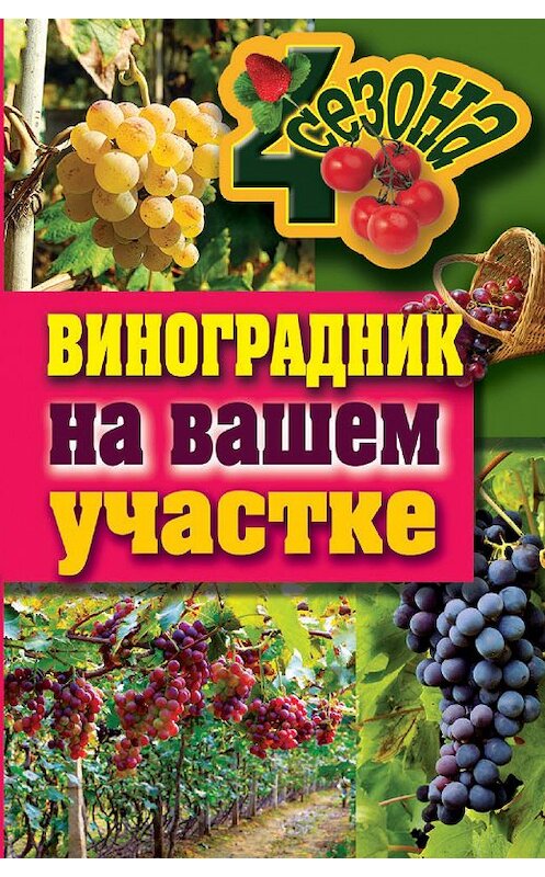 Обложка книги «Виноградник на вашем участке» автора Екатериной Животовская издание 2012 года. ISBN 9785386041106.