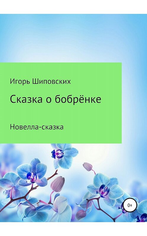 Обложка книги «Сказка о бобрёнке» автора Игоря Шиповскиха издание 2018 года.