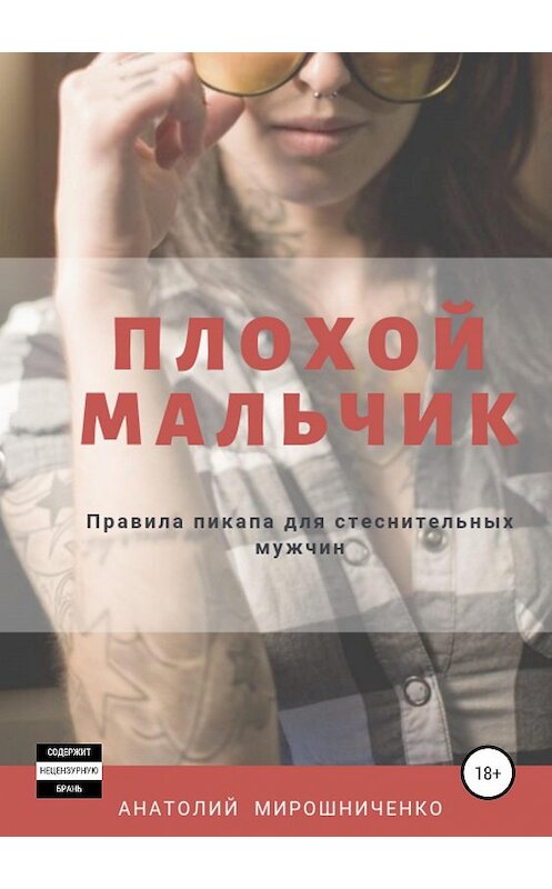 Обложка книги «Плохой мальчик» автора Анатолия Мирошниченки издание 2019 года.