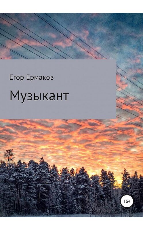 Обложка книги «Музыкант» автора Егора Ермакова издание 2020 года.