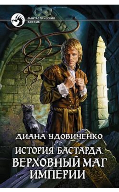 Обложка книги «Верховный маг империи» автора Дианы Удовиченко издание 2009 года. ISBN 9785992204872.