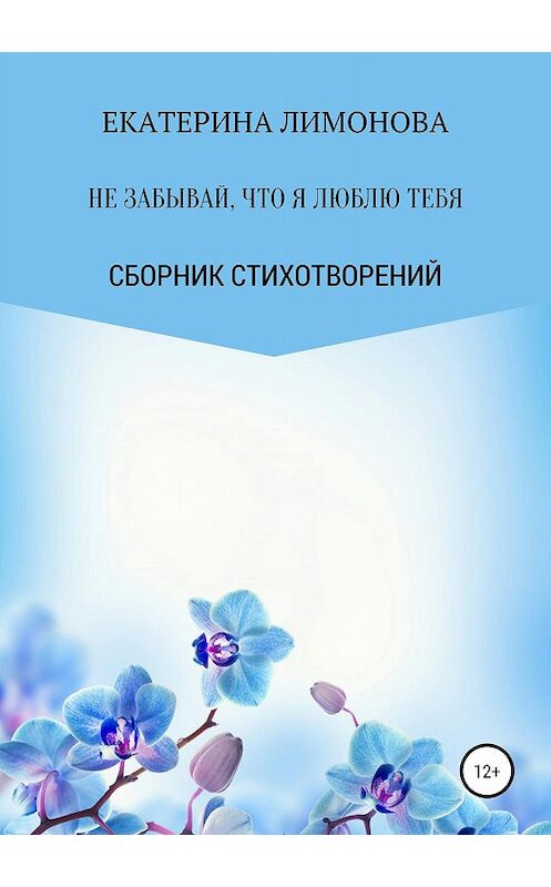 Обложка книги «Не забывай, что я люблю тебя» автора Екатериной Лимоновы издание 2019 года.