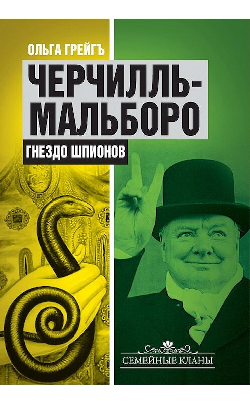 Обложка книги «Черчилль-Мальборо. Гнездо шпионов» автора Ольги Грейгъ издание 2012 года. ISBN 9785443801322.