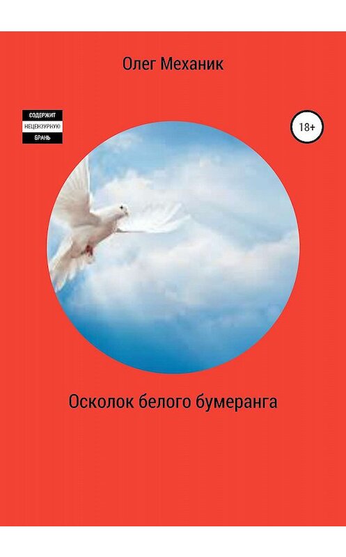 Обложка книги «Осколок белого бумеранга» автора Олега Механика издание 2020 года.