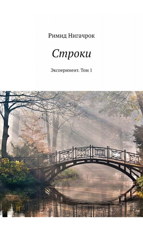 Обложка книги «Строки. Эксперимент. Том 1» автора Римида Нигачрока. ISBN 9785449809568.