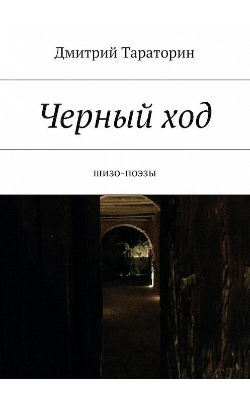 Обложка книги «Черный ход» автора Дмитрия Тараторина. ISBN 9785447448615.