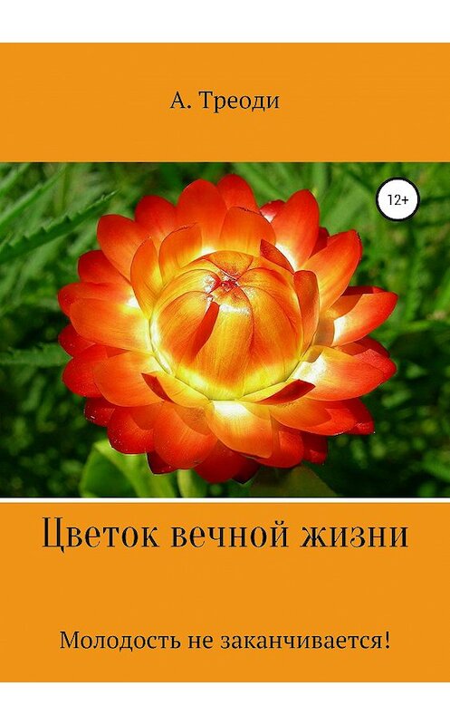 Обложка книги «Цветок вечной жизни» автора А. Треоди издание 2019 года.