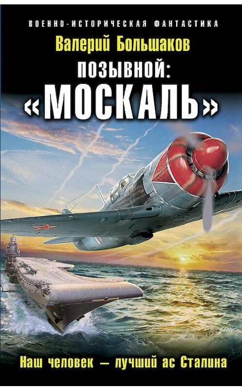 Обложка книги «Позывной: «Москаль». Наш человек – лучший ас Сталина» автора Валерия Большакова издание 2016 года. ISBN 9785995508243.