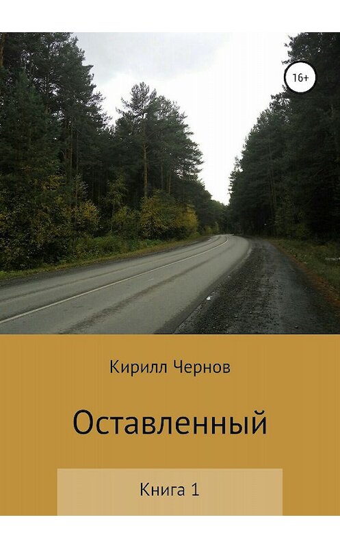 Обложка книги «Оставленный. Книга 1» автора Кирилла Чернова издание 2018 года.