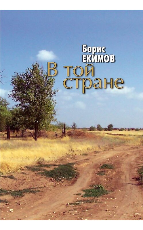 Обложка книги «В той стране» автора Бориса Екимова издание 2011 года. ISBN 9785923308686.