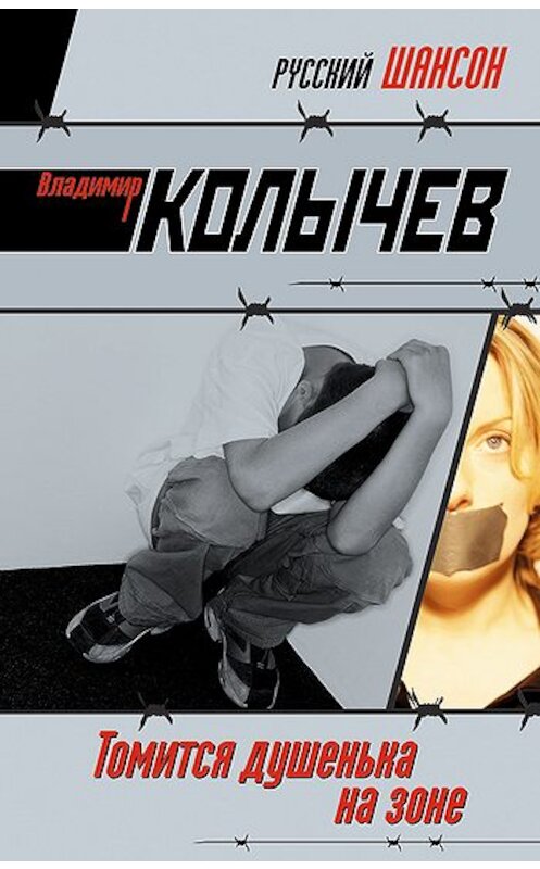Обложка книги «Томится душенька на зоне» автора Владимира Колычева издание 2008 года.