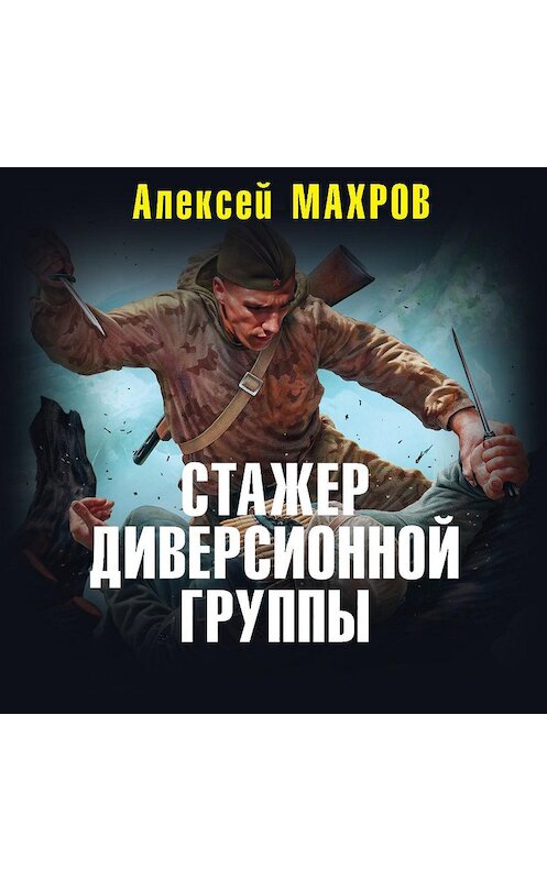 Обложка аудиокниги «Стажер диверсионной группы» автора Алексея Махрова.