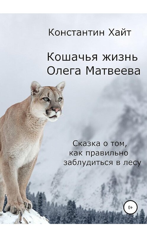 Обложка книги «Кошачья жизнь Олега Матвеева» автора Константина Хайта издание 2020 года.