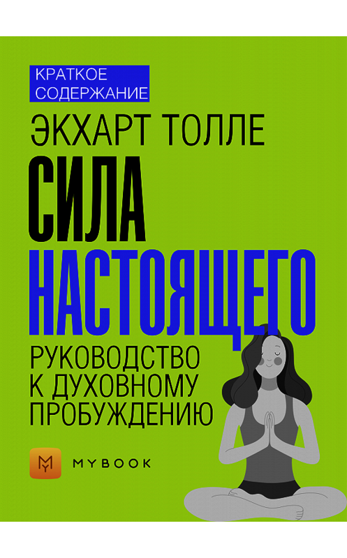 Обложка книги «Краткое содержание «Сила настоящего»» автора Алёны Черных.