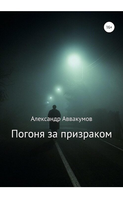 Обложка книги «Погоня за призраком» автора Александра Аввакумова издание 2020 года.