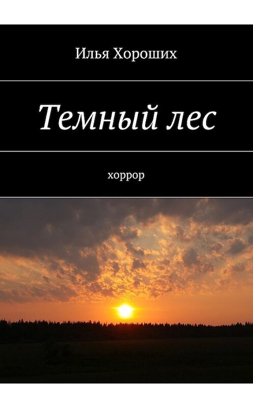 Обложка книги «Темный лес» автора Ильи Хорошиха. ISBN 9785447443689.