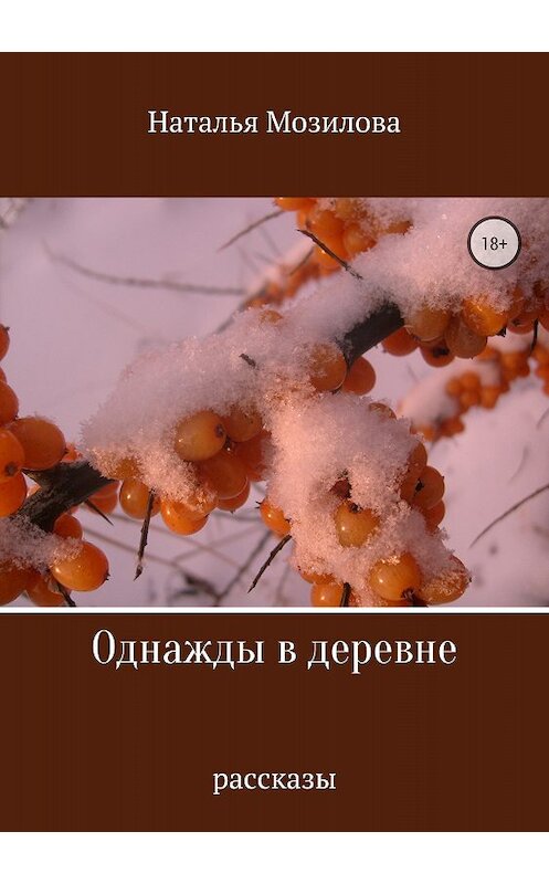 Обложка книги «Однажды в деревне. Сборник рассказов» автора Натальи Мозиловы издание 2018 года.