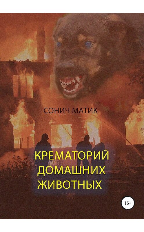 Обложка книги «Крематорий домашних животных» автора Сонича Матика издание 2020 года.