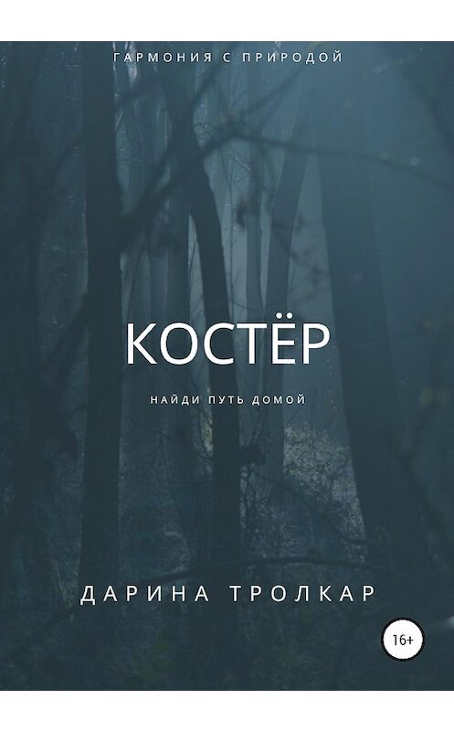 Обложка книги «Костёр» автора Дариной Тролкар издание 2020 года.