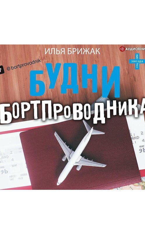 Обложка аудиокниги «Будни бортпроводника» автора Ильи Брижака.