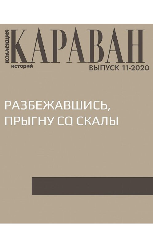 Обложка книги «РАЗБЕЖАВШИСЬ, ПРЫГНУ СО СКАЛЫ» автора Записалы Натальи Черных.