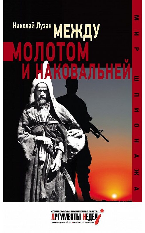 Обложка книги «Между молотом и наковальней» автора Николая Лузана издание 2015 года. ISBN 9785990575691.