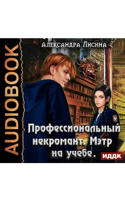 Обложка аудиокниги «Профессиональный некромант. Мэтр на учебе» автора Александры Лисины.