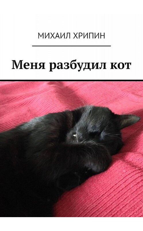 Обложка книги «Меня разбудил кот» автора Михаила Хрипина. ISBN 9785447400170.